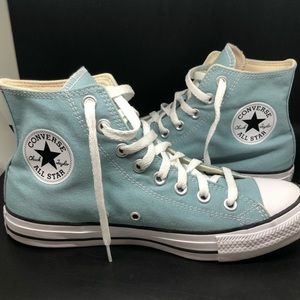Converse Robin’s Egg Blue High Tops 9